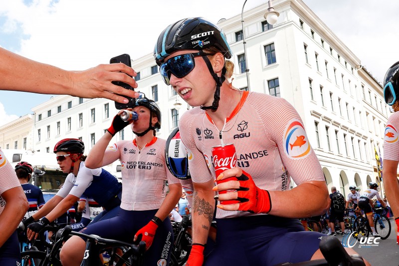 European Championships Munich 2022 - 2022 UEC Road Elite European Championships - Women's Road Race - 21/08/2022 - Lorena Wiebes (NED) - photo Luca Bettini/UEC/SprintCyclingAgency?2022